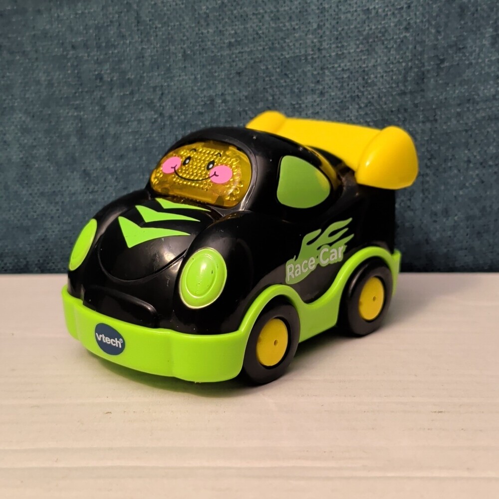 VTech Go! Go! Smart Wheels Race Car | Black & Green | Lights & Sounds SmartPoint - Picture 11 of 16